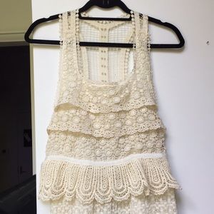 Meghan LA Maxi Gown Crochet and Lined